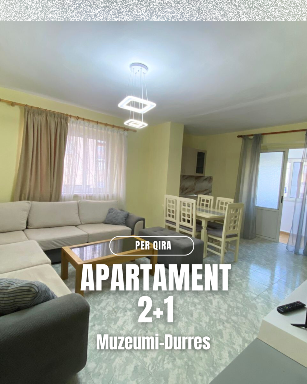 💠 Apartament 2+1+Depo  per Qira, Muzeumi , Durres.