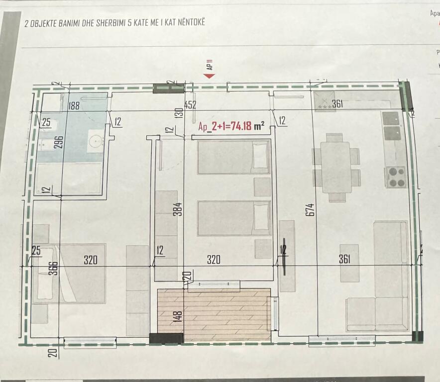In vendita 2+1 Occasione Paskuqan ,"  Scuola Lidhja e Prizrenit "