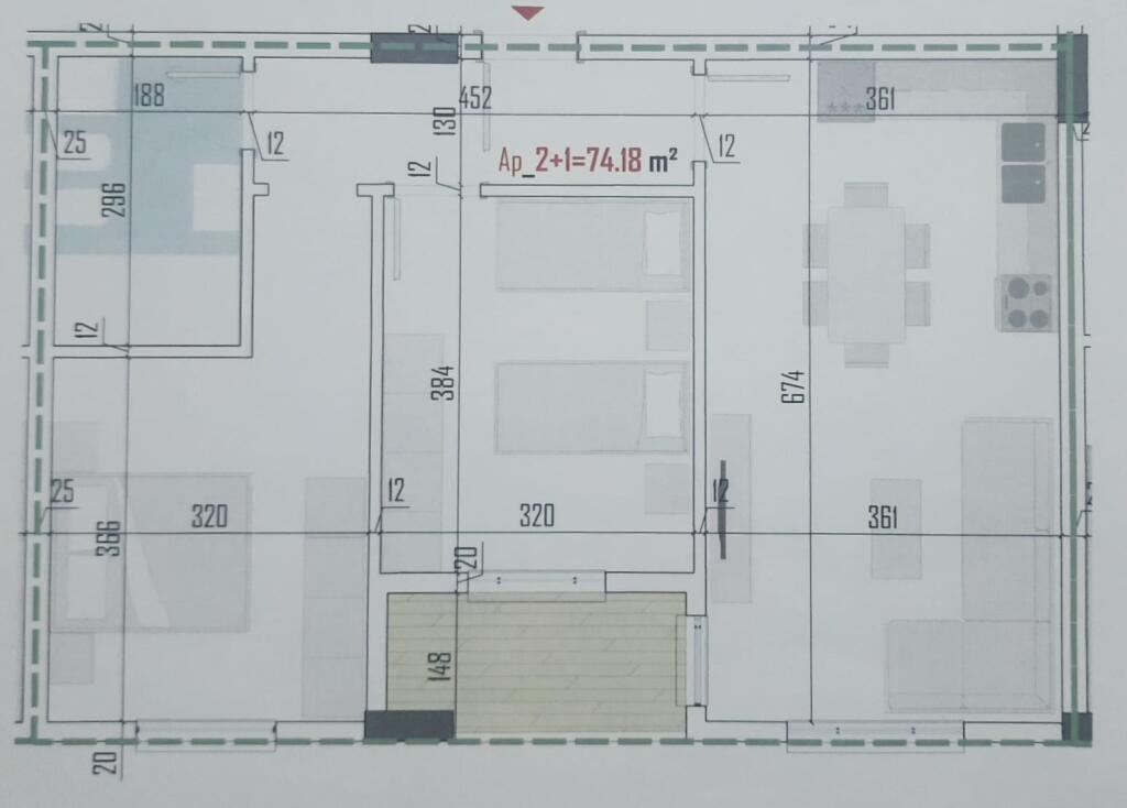 OCCASION !!! Paskuqan near the Lidhja Prizerenit school