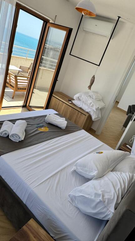 💠 Super Apartament 1+1 me Pamje Fantastike nga Deti për Qira, Durrës