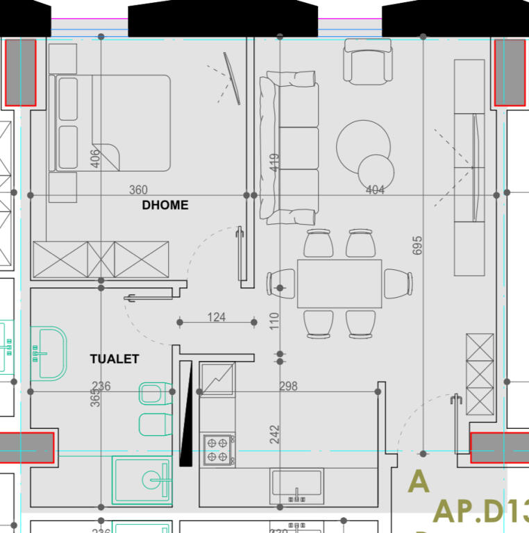 APPARTAMENTO 1+1 IN VENDITA EKSPOZITA BUIDING 354.440 EURO