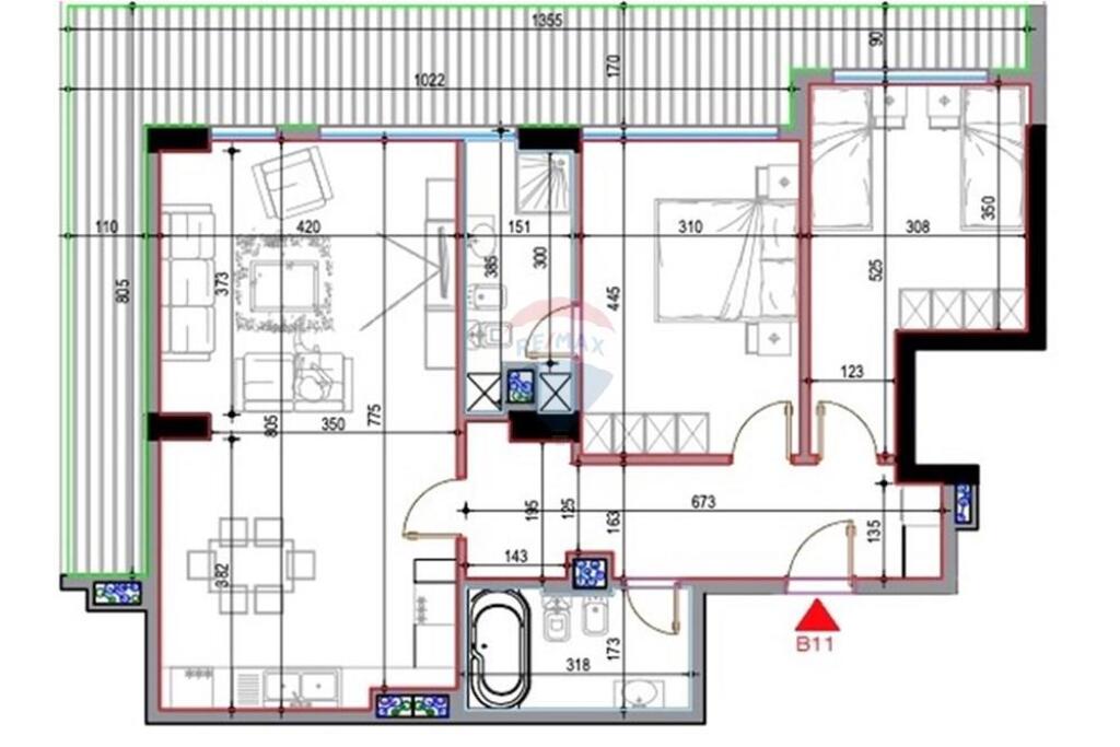 Apartment 2+1+2 for sale near Casa Italia!  ID: 530281030-898