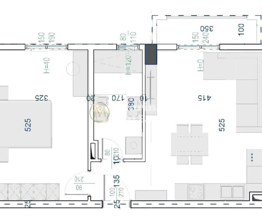 Shitet Apartament 1+1, “Kamez” 56.000 Euro
