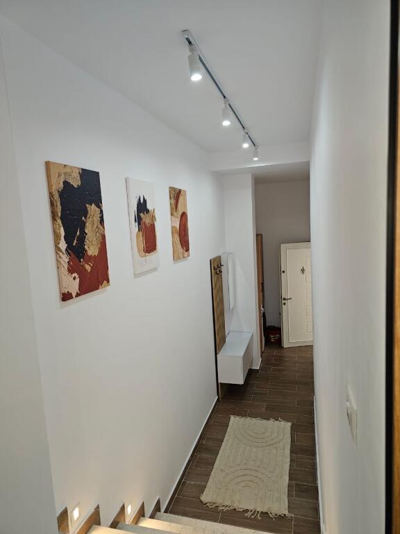 Rent Apartment 1+1  1st floor, building with elevator  Furnished Contemporary furnishing  Near Construction Engineering  Price 60,000 lek