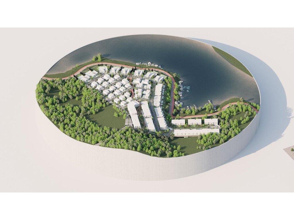 Shitet Apartament 3+1 me verandë 95 m² - Rezidencën Farka Lake Front! Çmim Klering/ Pagese me këste!