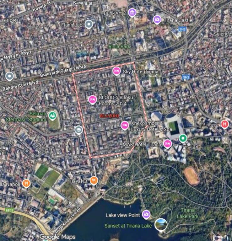 Locale ufficio in affitto nella zona di Blloku vicino all'Assemblea a Tirana(42611289)