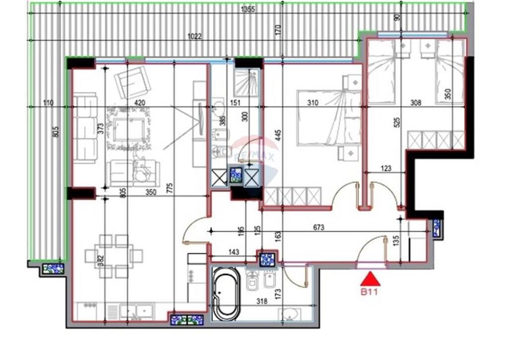 Apartment 2+1+2 for sale near Casa Italia!  ID: 530281030-898