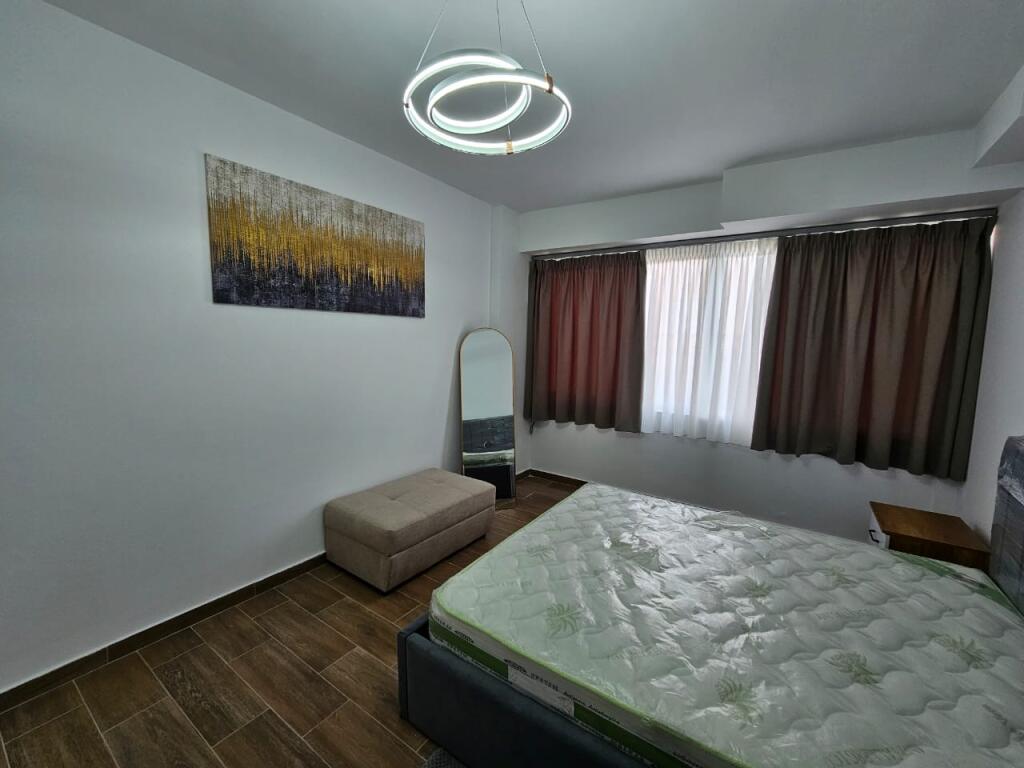 Rent Apartment 1+1  1st floor, building with elevator  Furnished Contemporary furnishing  Near Construction Engineering  Price 60,000 lek