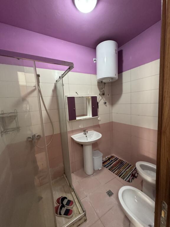 Rent apartment 2+1 with 2 bathrooms  3rd floor, building with elevator   Furnished  Price 50,000 lek  Near the zoo