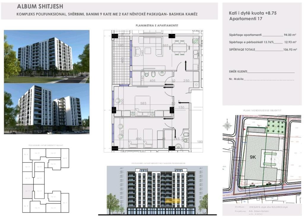 Vendesi in vendita Ap. 2+1+2 - Platinum 1, Paskuqan