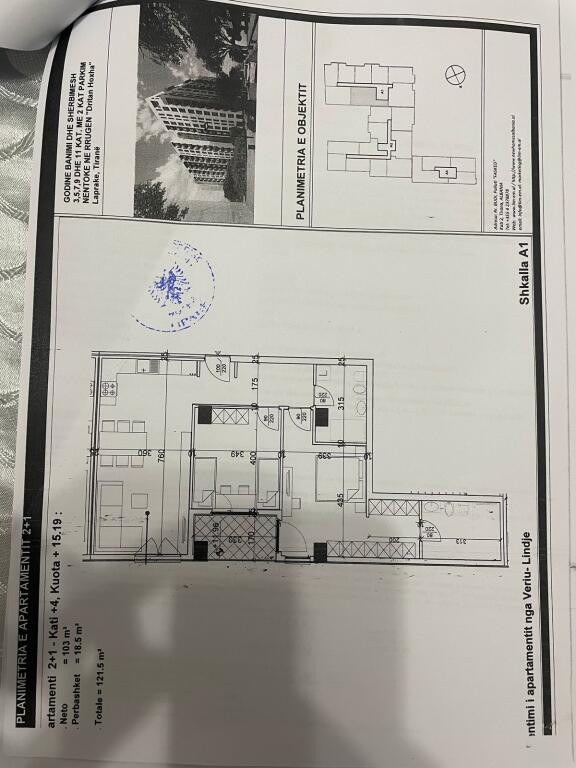 SHITET APARTAMENT 2+1+2 LAPRAKE 182.000 EURO
