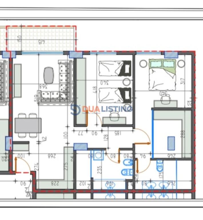 We sell 2+1+2 apartment in Paskuqan, Golden Hands!