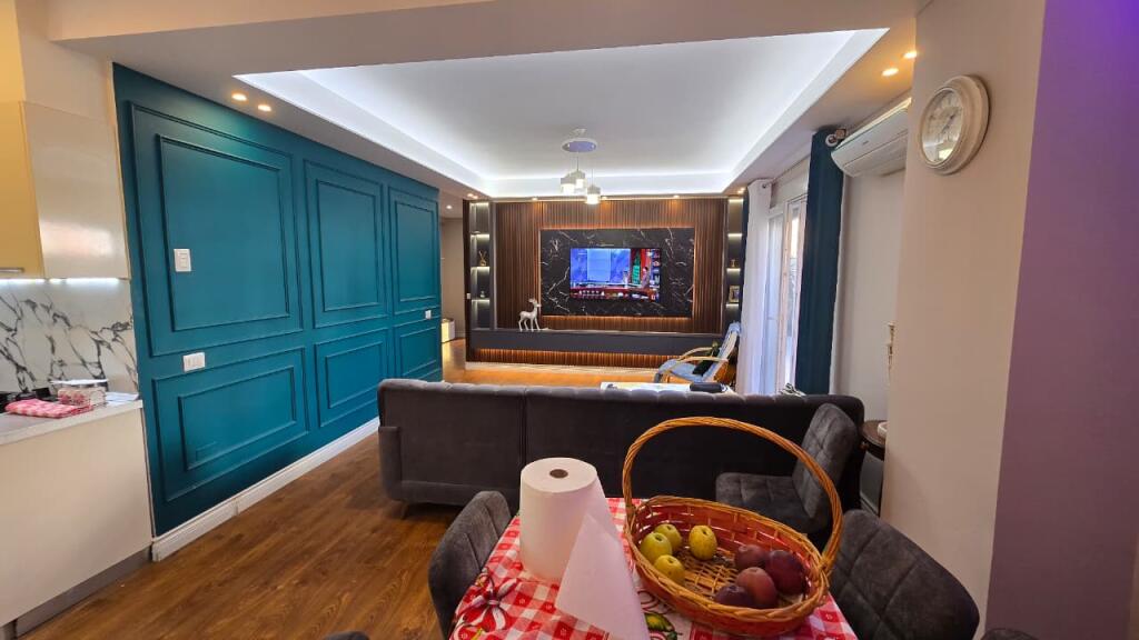 Apartment 2+1 with super veranda for sale in Yzberisht