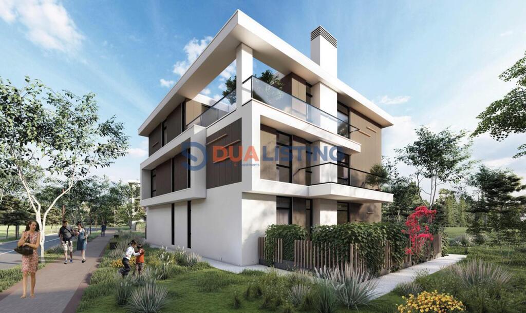 Shesim apartament 2+1 me oborr privat dhe verandë në Residencen Tulipan.