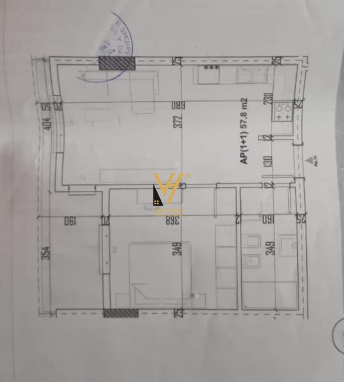 SHITET APARTAMENT 1+1+BLK NE KAMEZ, GREEN RESIDENCE 64.000 EURO