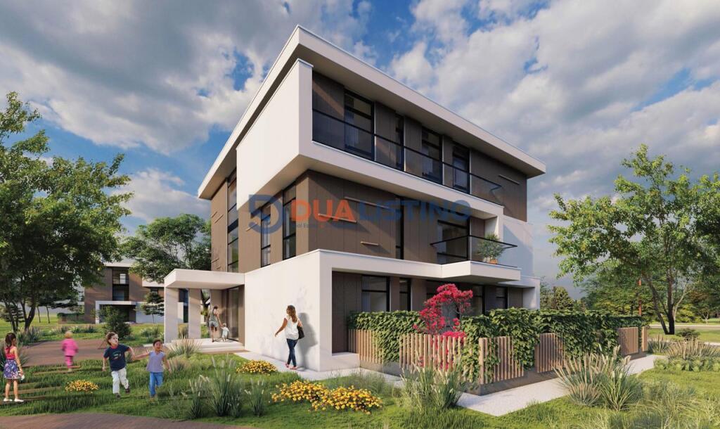Shesim apartament 2+1 me oborr privat dhe verandë në Residencen Tulipan.