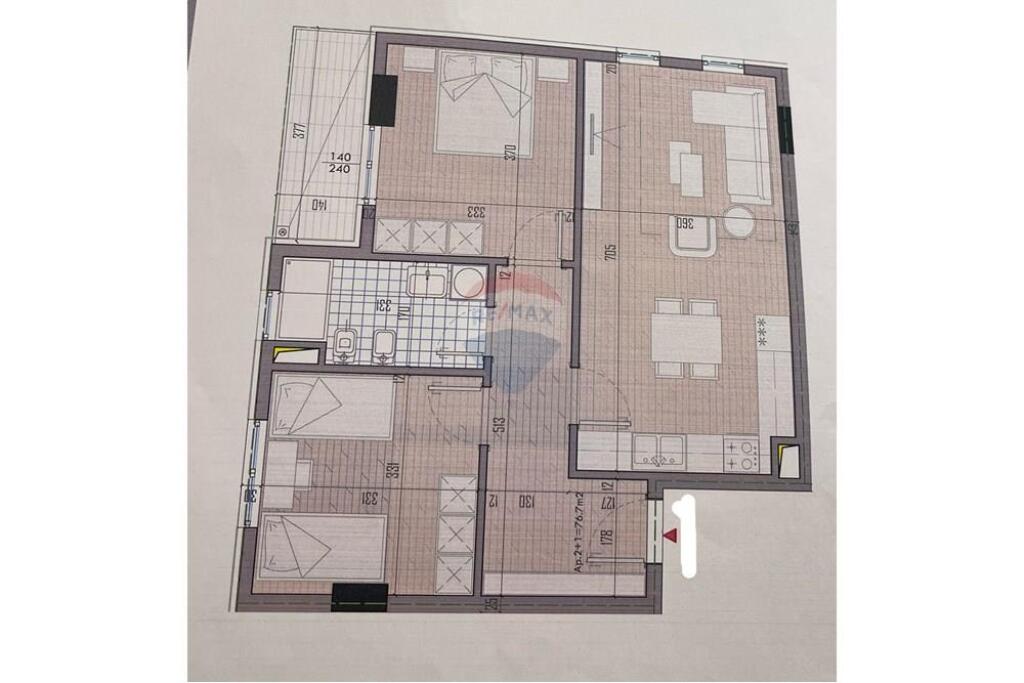 Univers City, Tirane,Apartament  Per Shitje 2+1!