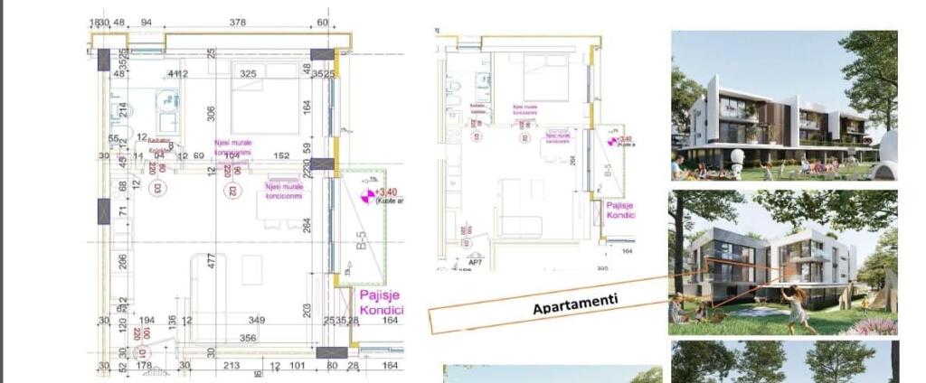 Apartament 1+1 per shitje, Lake Diamond, Liq Thate!