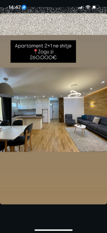 Apartament 2+1 me qira tek Selvia