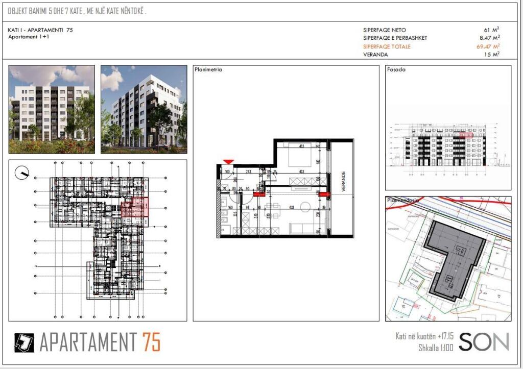 Vendesi in vendita appartamento 2+1+2 a Platinium 2, Paskuqan