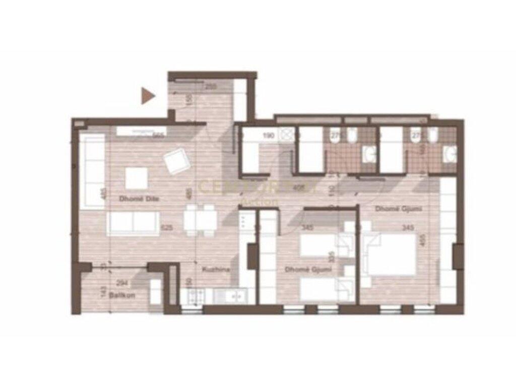 SHESIM APARTAMENT 2+1,UNIVERS CITY-QTU!
