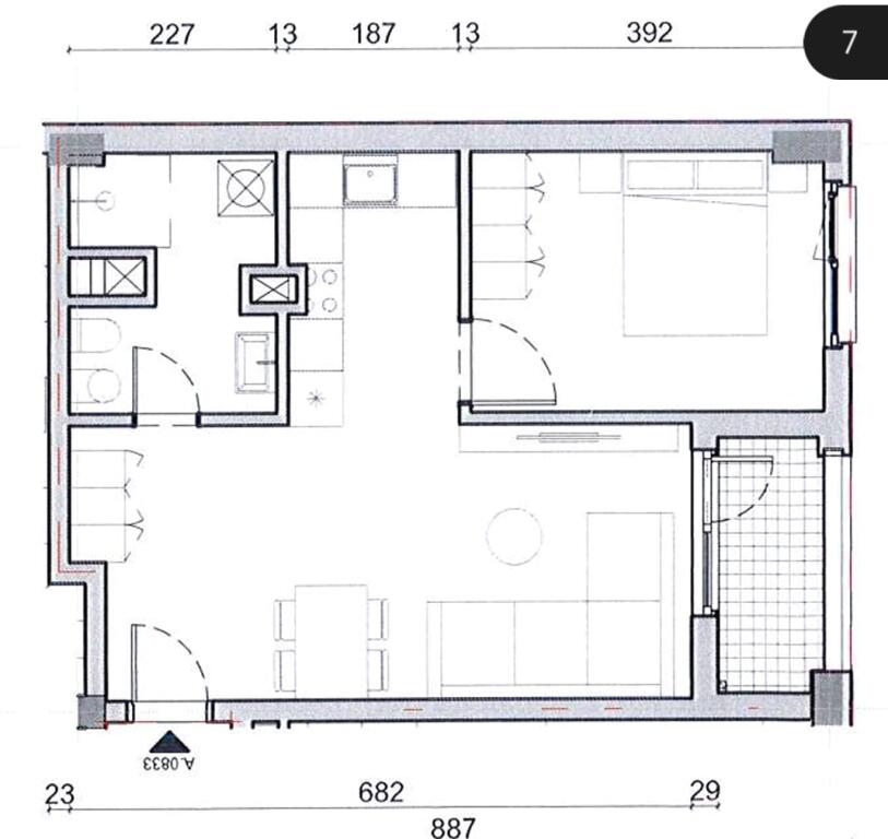 Apartment 1+1 in the New Complex “Kontakt”, Fresk – 115,000€