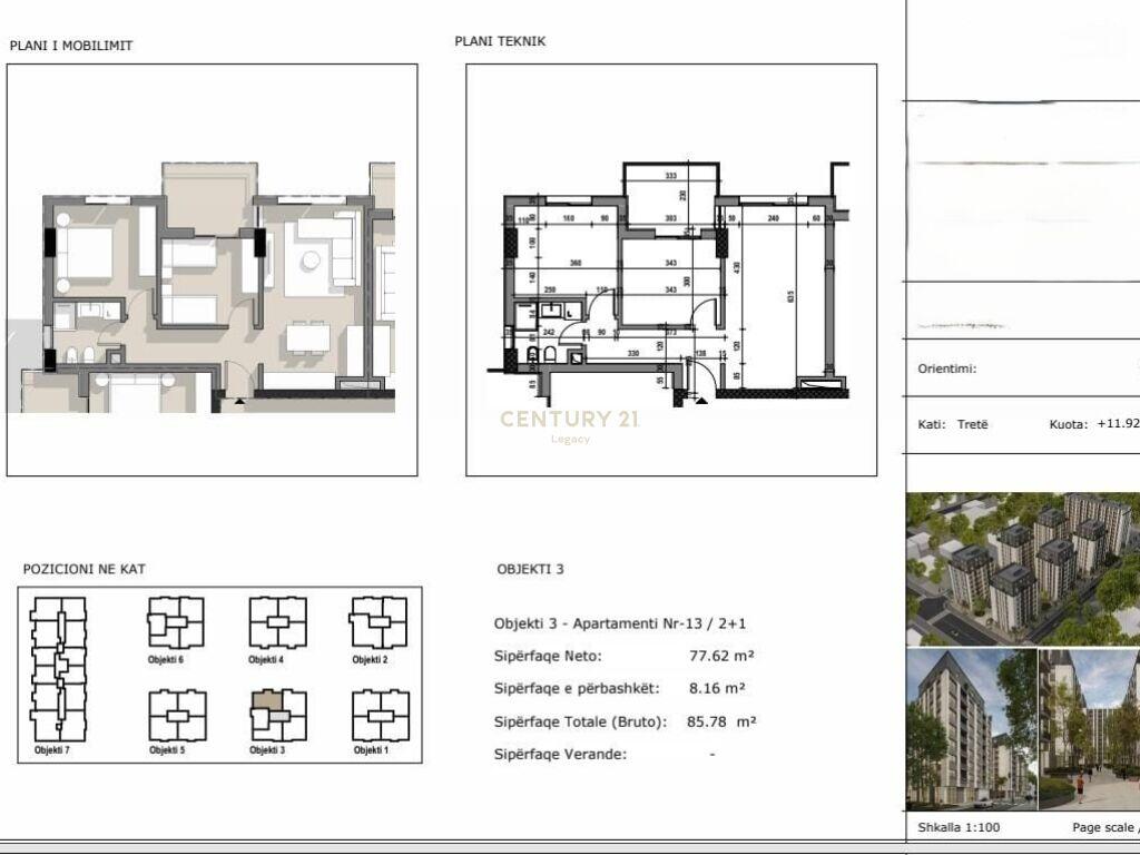 Apartment 2+1 for sale, at Ajka complex in 5 Maj