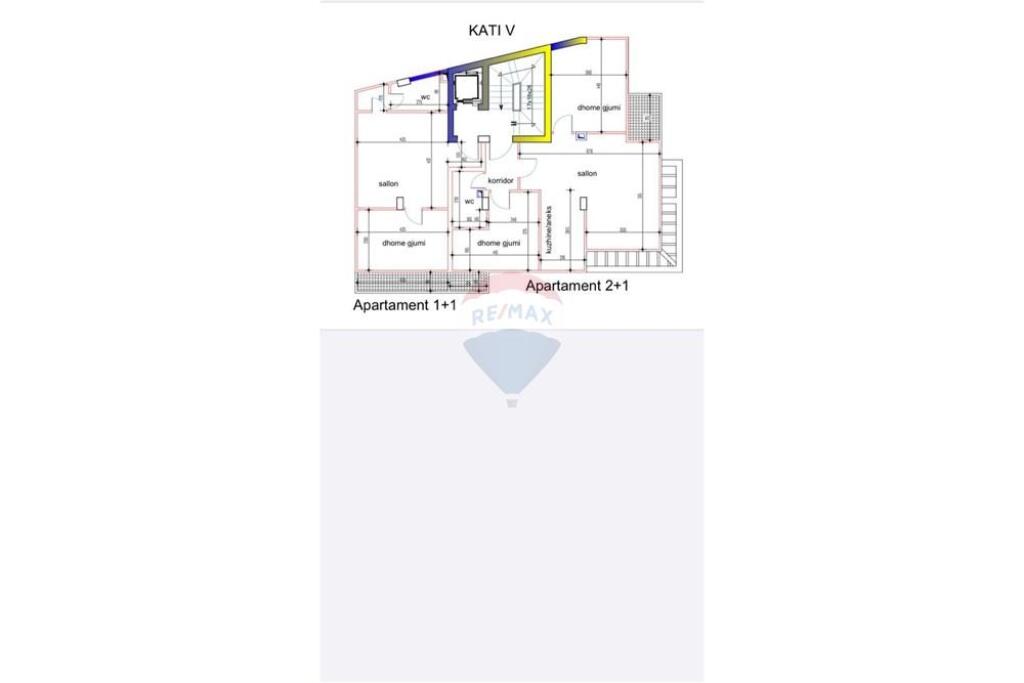 Apartament 2+1/1+1 per shitje ne Qender!
