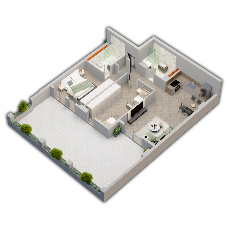 🏡 SHITET APARTAMENT 2+1 | Kati 7 | Orientim Perëndim