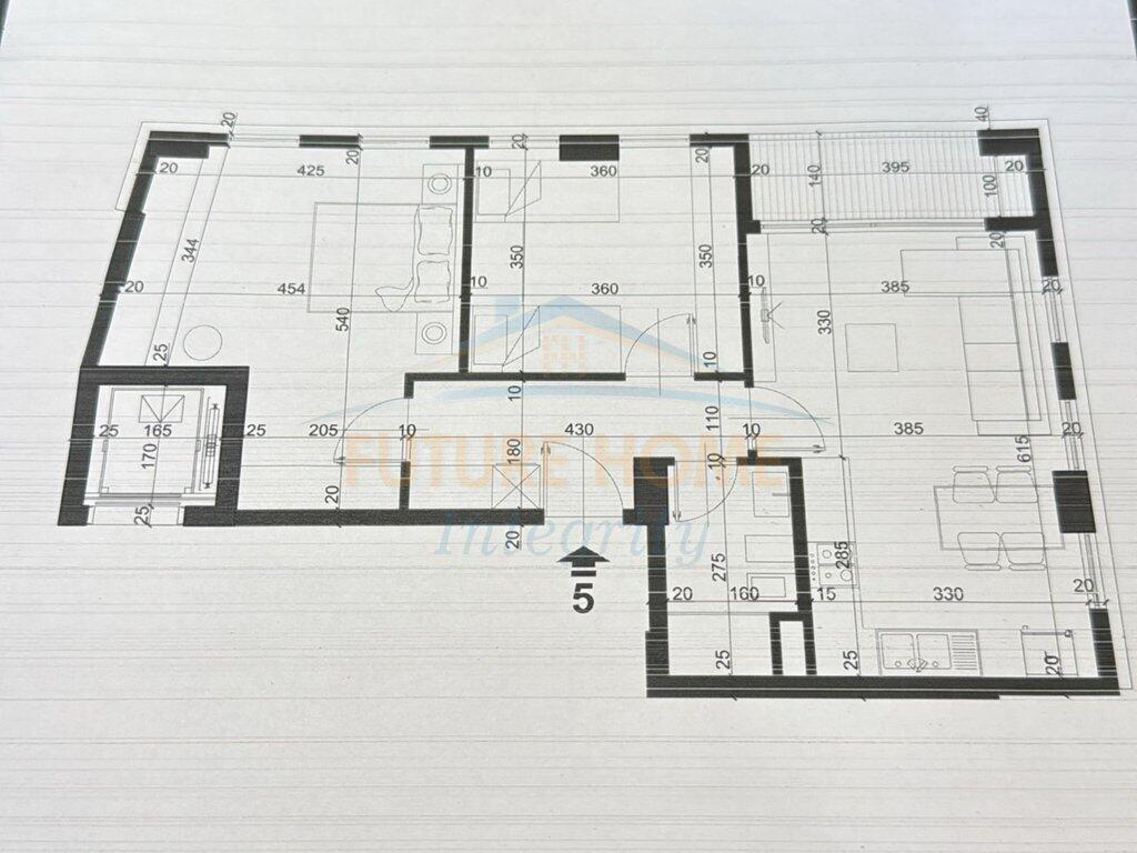 Shitet, Apartament 2+1, City Residence, Tiranë.