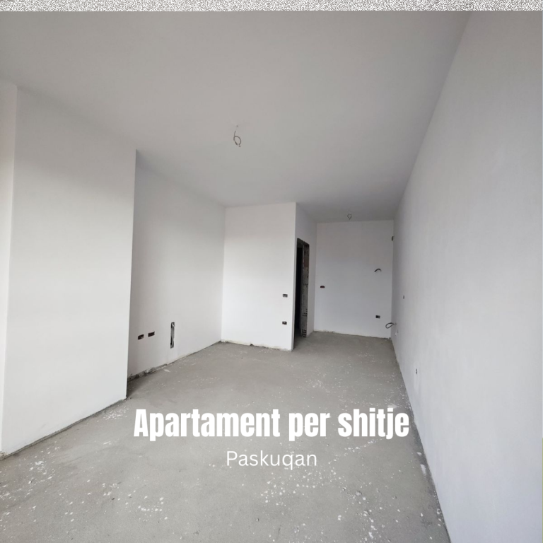Apartament 1+1 per shitje ne Paskuqan