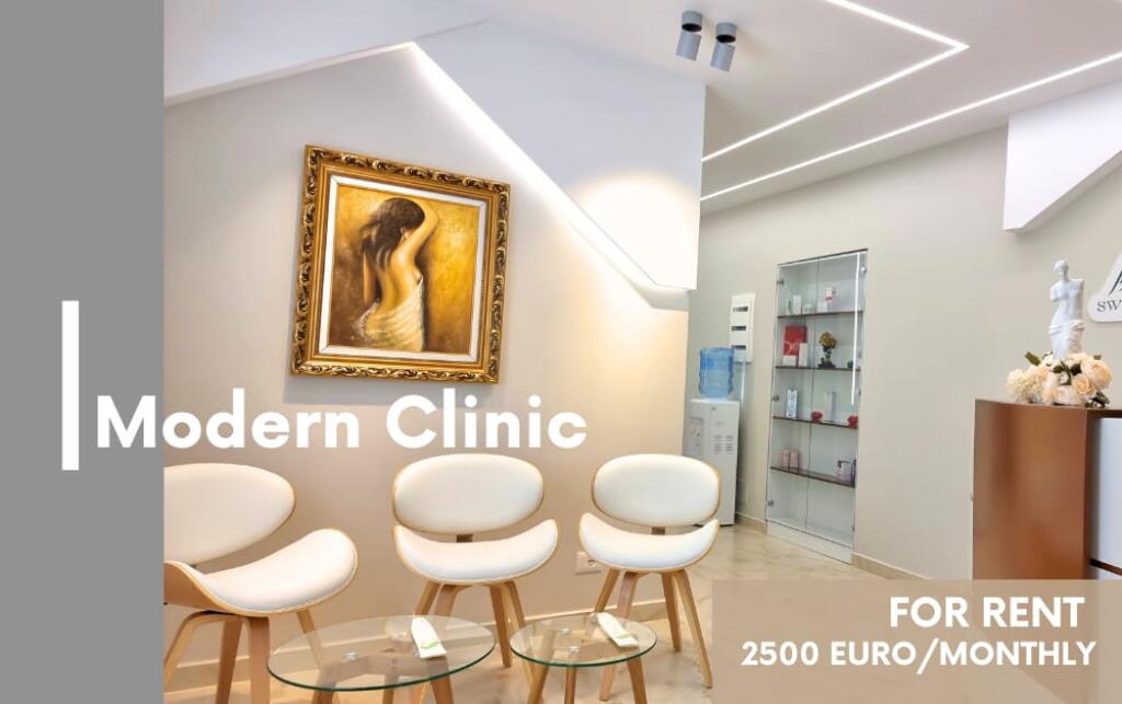 🩺MODERN DERMATO ESTHETIC CLINIC FOR RENT IN THE HEART OF TIRANA