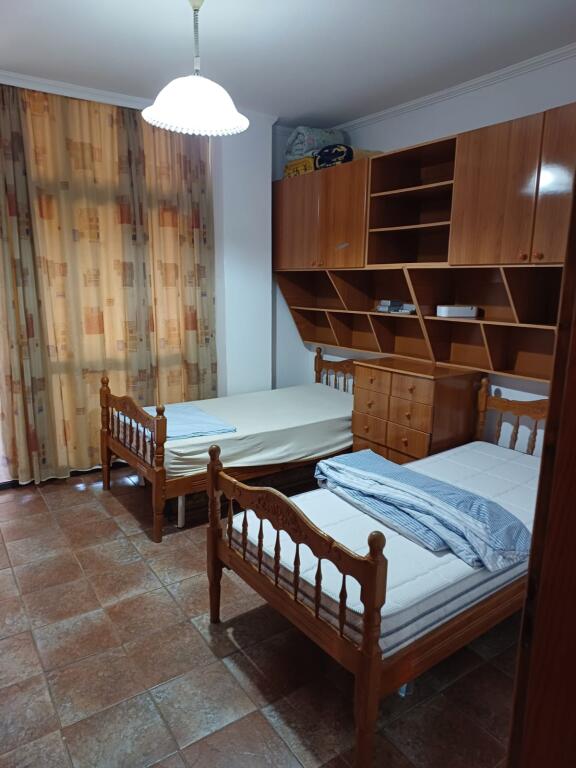 🏢Dibra Street, near Partizani High School, apartment 2+1 furnished for rent. 65,000 Leke