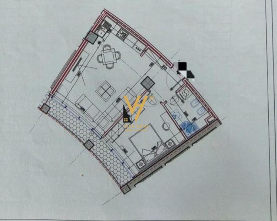 JEPET ZYRE 69 M2 ME QIRA TE LAKE VIEW RESIDENCE 1.050 EURO