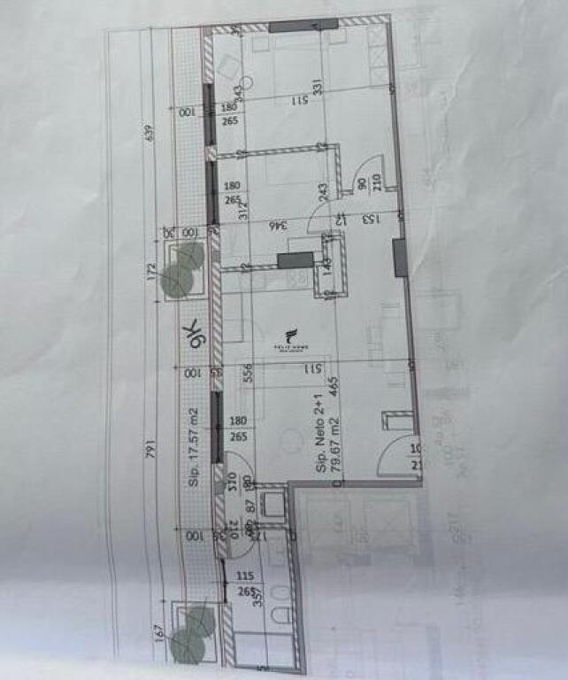 SHITET APARTAMENT 2+1 ISH FUSHA E AVIACIONIT 172.000 EURO