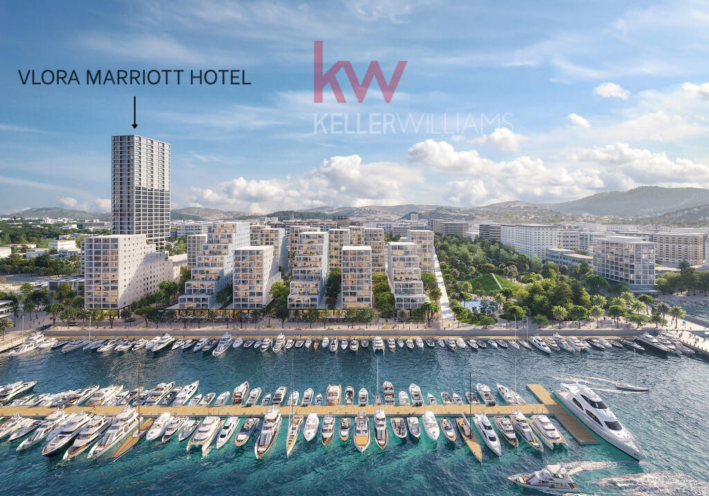 APARTMENT FOR SALE 1+1 VLORA MARINA FIRST LINE TO THE SEA