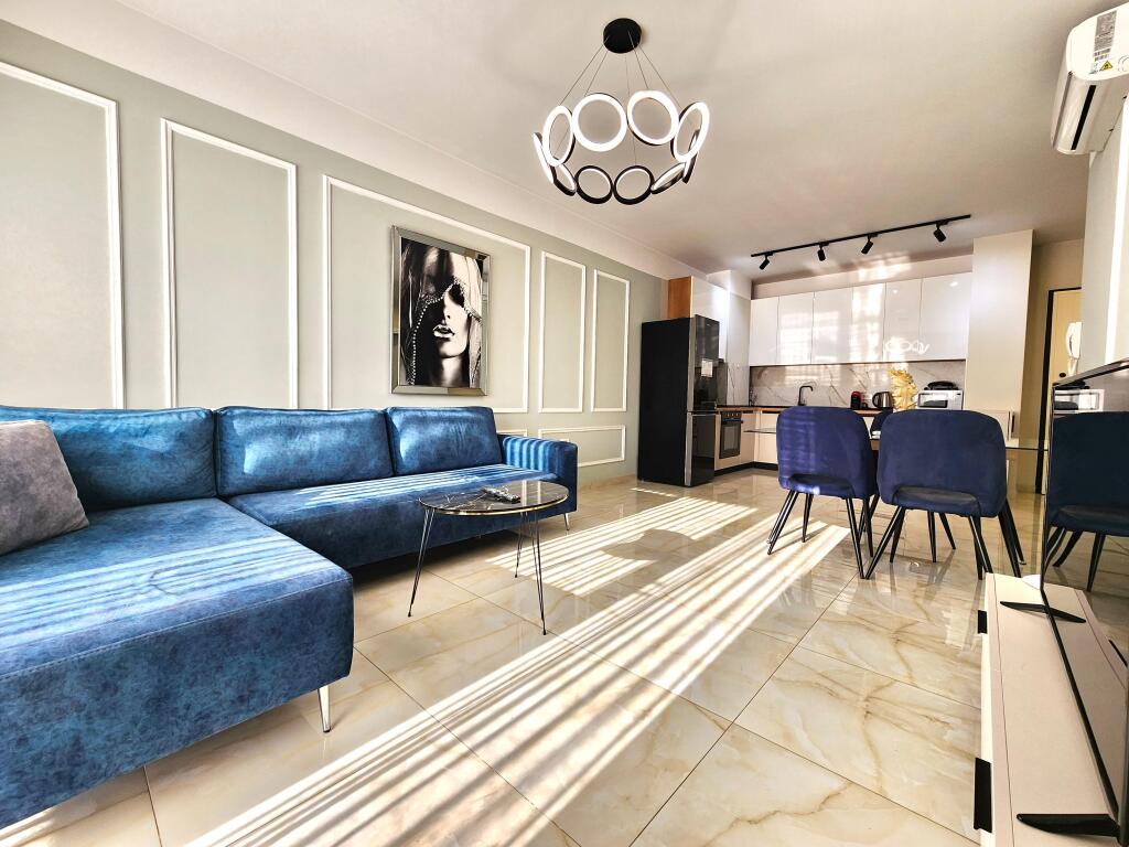 For Rent: Luxury 1+1 (📍Olympic Complex - Paris Commune) 100% reconstructed - New Building - 2nd Floor, Area 68 m² 800€/Month