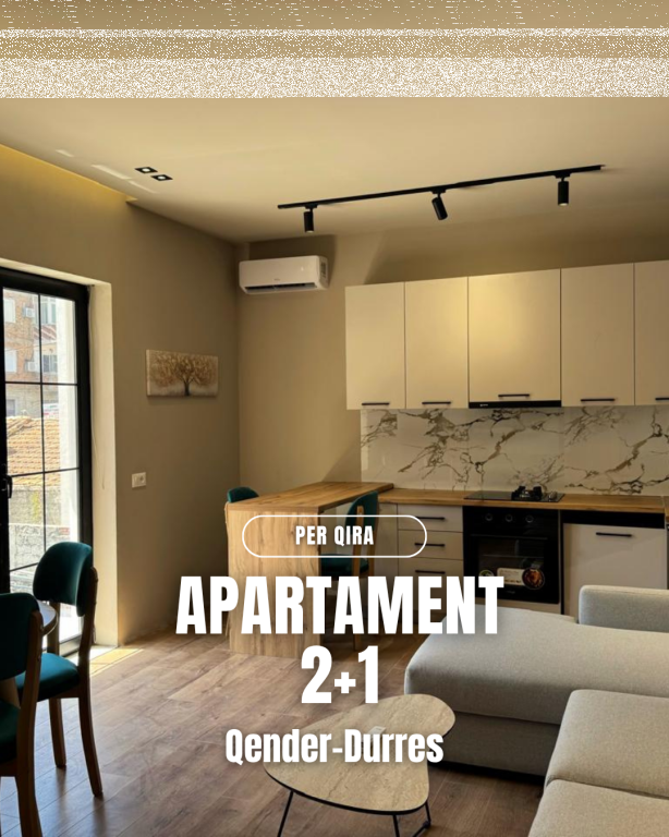 💠 Apartament 2+1 për Qira Qender , Durrës