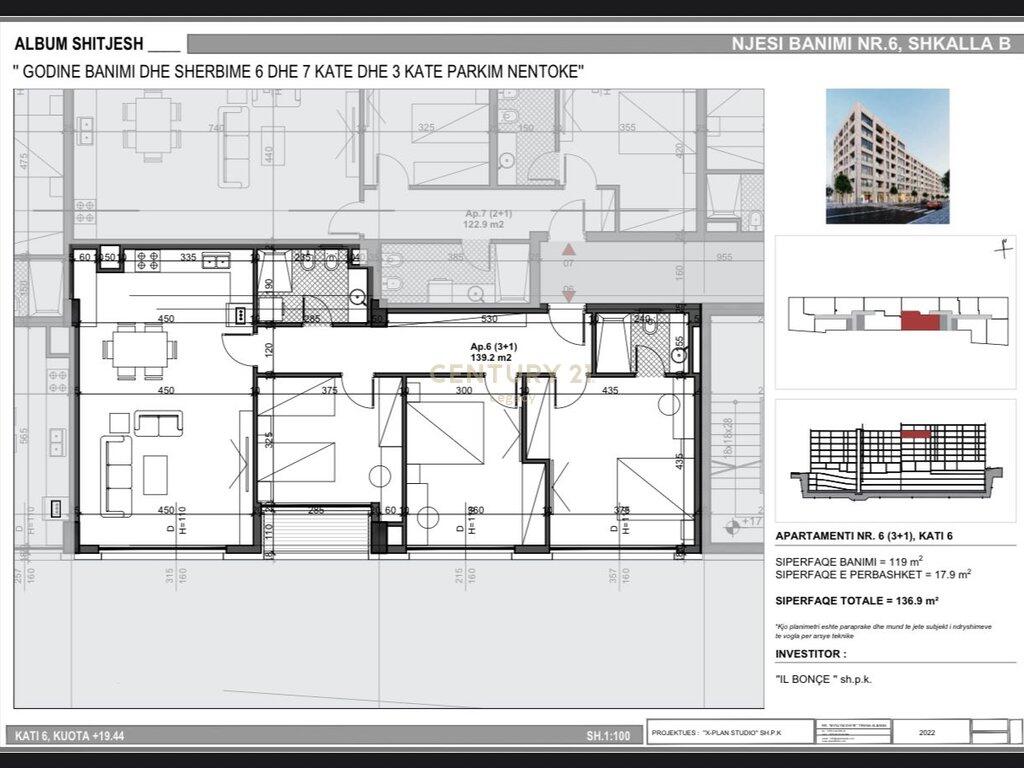 Apartament 3+1 për Shitje – Bulevardi i Ri