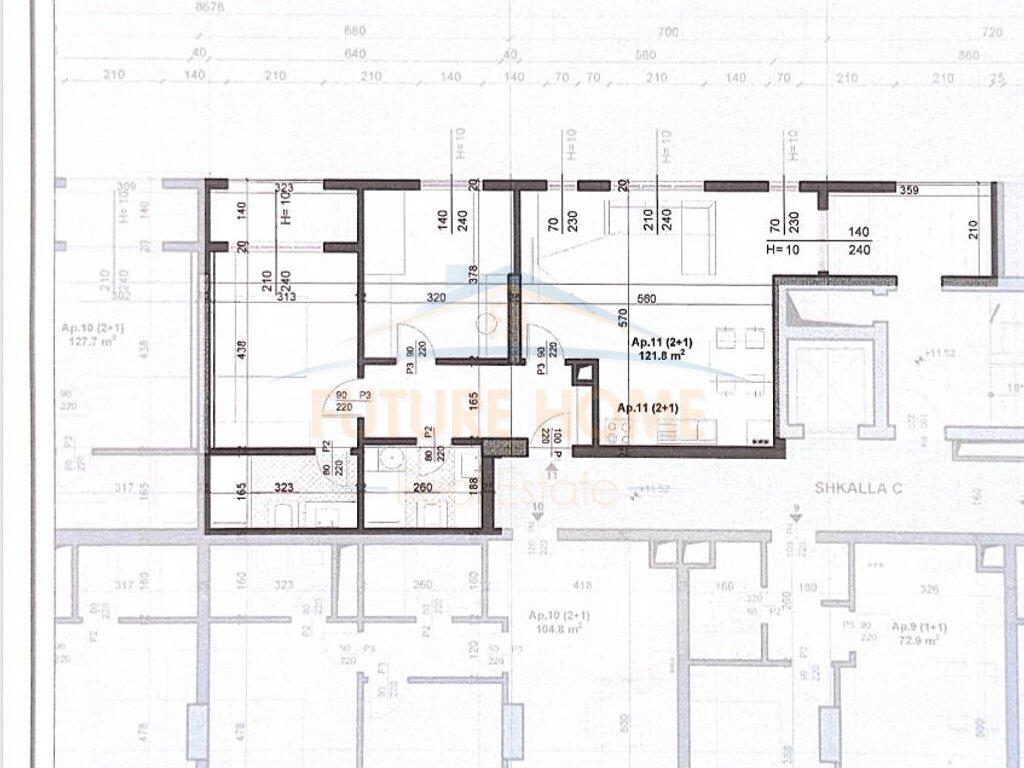 Vendita, Appartamento 2+1+2, San Paolo Residence, Tirana.