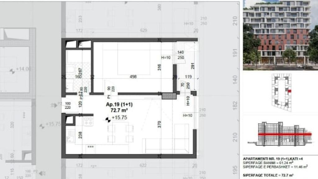 🏠 *Shitet Super Apartament 1+1 tek Fusha e Aviacionit*