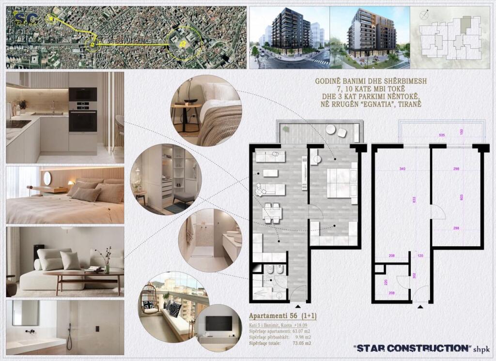 1+1 apartment for sale Don Bosko