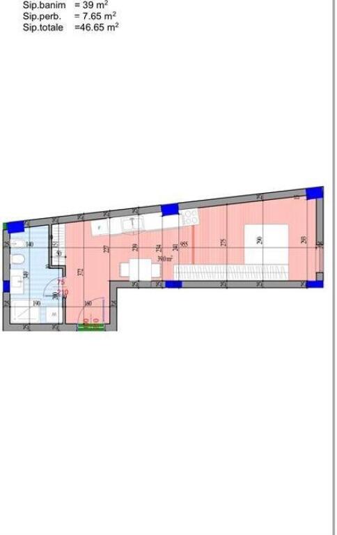 STUDIO APARTMENT FOR SALE 47 M2 ALI DEMI 68,000 EURO