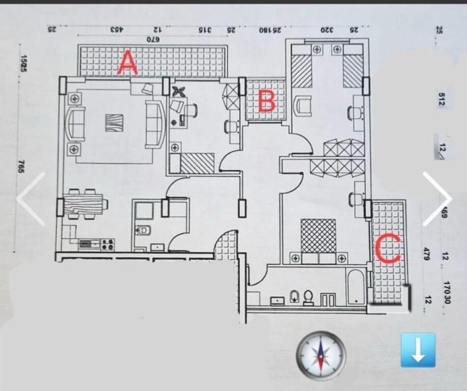 Apartament per zyra 3+1+2 Sheshi Willson