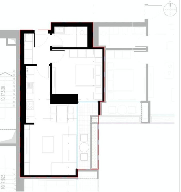 For sale, Apartment 1+1 Lion Park 2, Dritan Hoxha Street, Tirana.