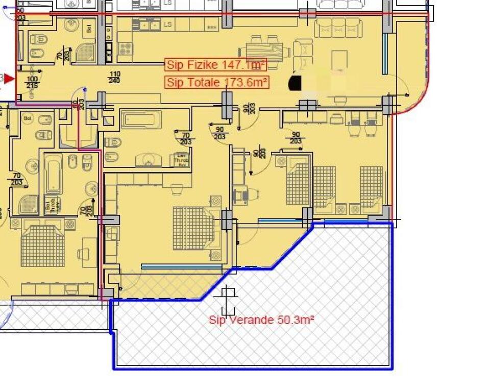 Spazio commerciale moderno con veranda nel cuore di Ish-Blloku per uffici/attività