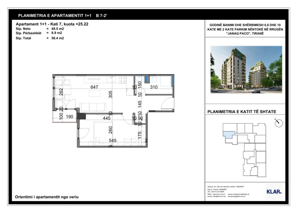 🏡 Apartment 1+1 for Sale 📍 Location: VIVA Complex,