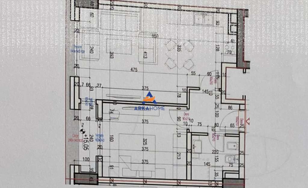 VENDESI APPARTAMENTO 1+1+BALCONE "UNAZA E RE, URBAN GATE" 95.000 EURO