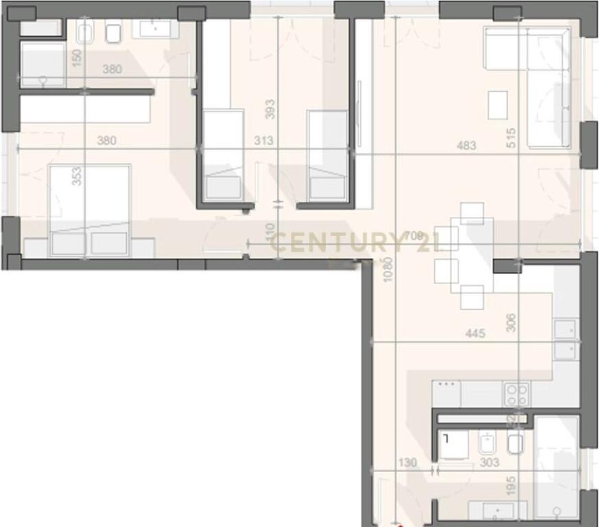Shesim apartament 2+1+2 te Lakediamon
