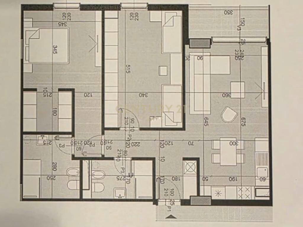 Shesim Super Apartament 2+1+2 te kompleksi Zirkon
